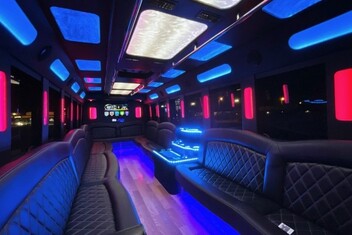 Garden Grove Limousine Bus Interior