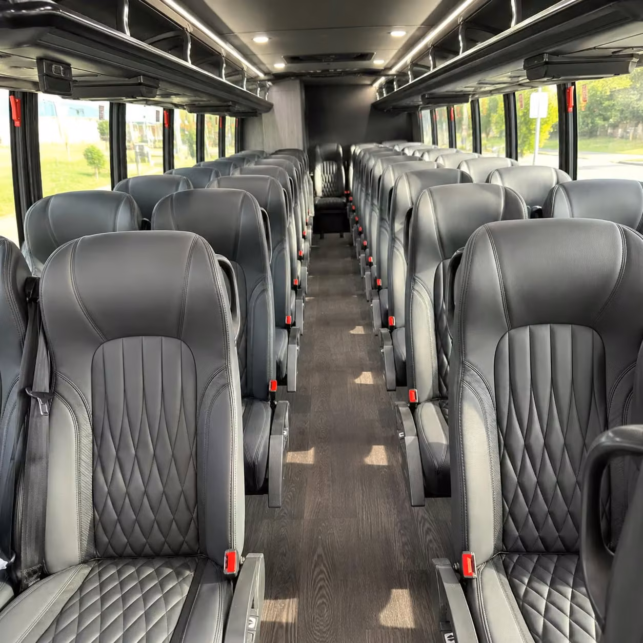 25 passenger minibus inside