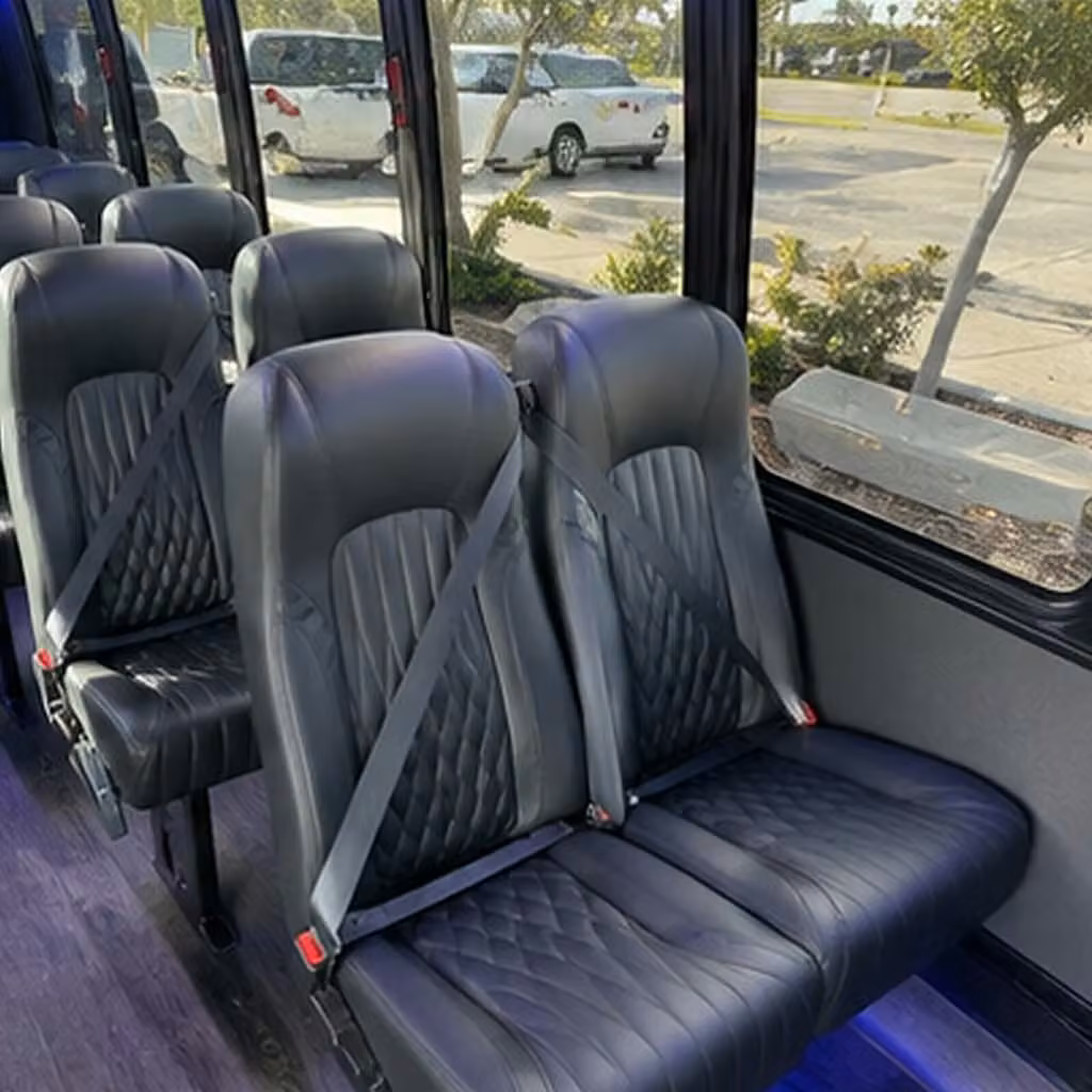 28 passenger minibus inside