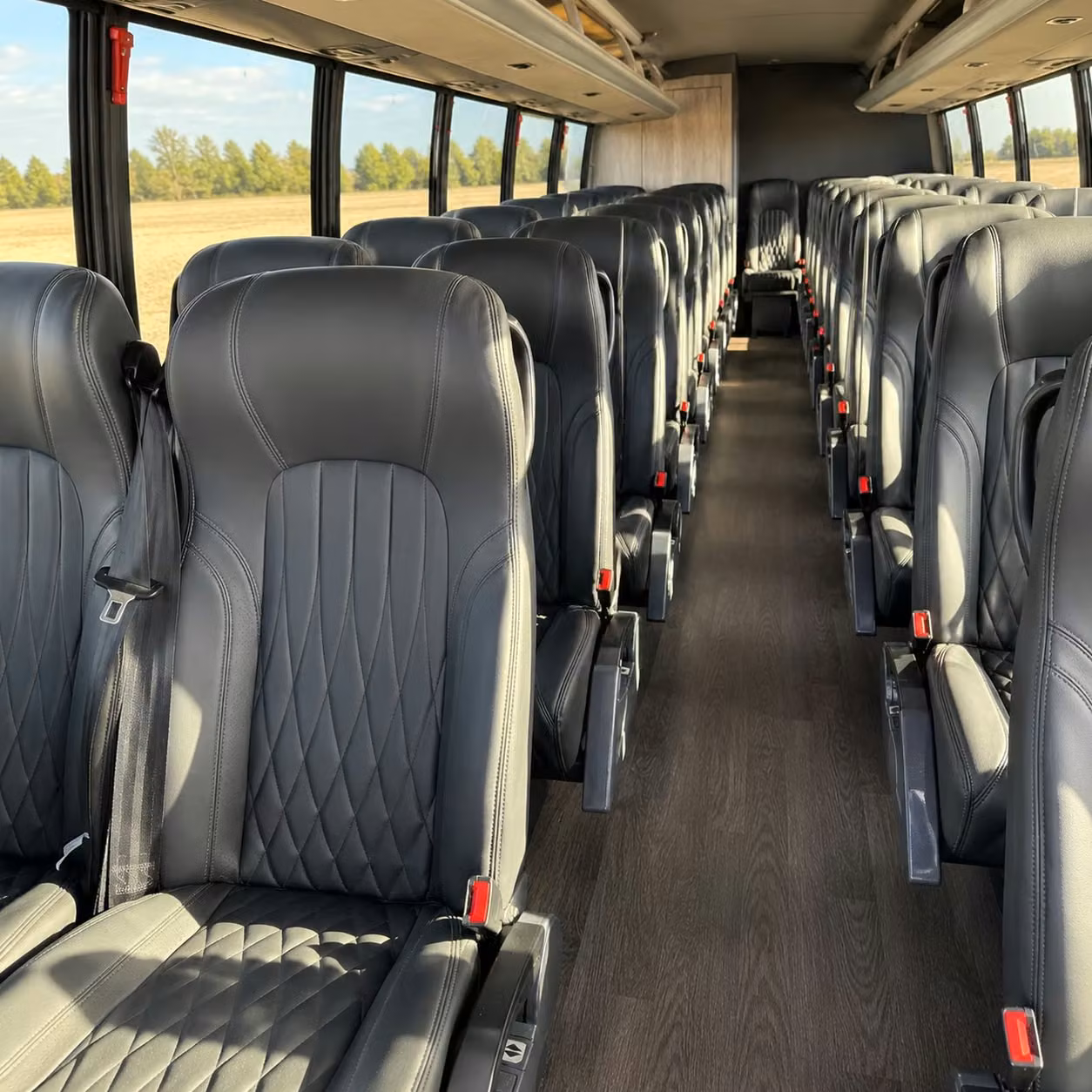 30 passenger minibus interior
