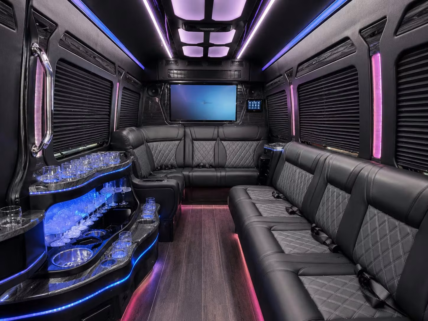 rehearsal dinner and multi day wedding weekend transportation in garden grove