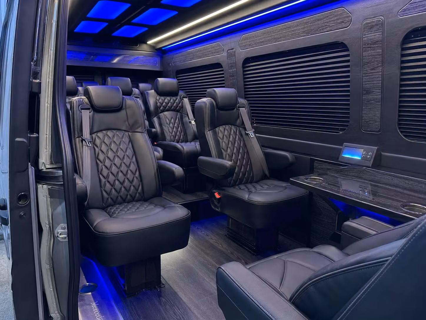 sprinter van transportation for groups and events across garden grove